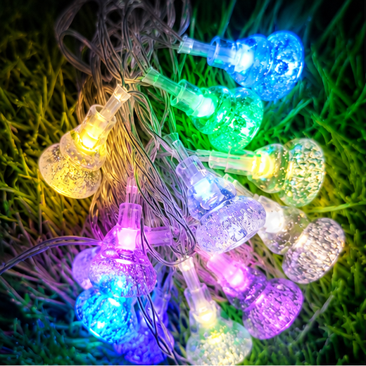 Multicolour Crystal Pumpkin String Light (14 Bulb) 🎃