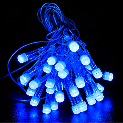 11M Blue String Light 36 Bulb (8mm) (Print 15M) ✨