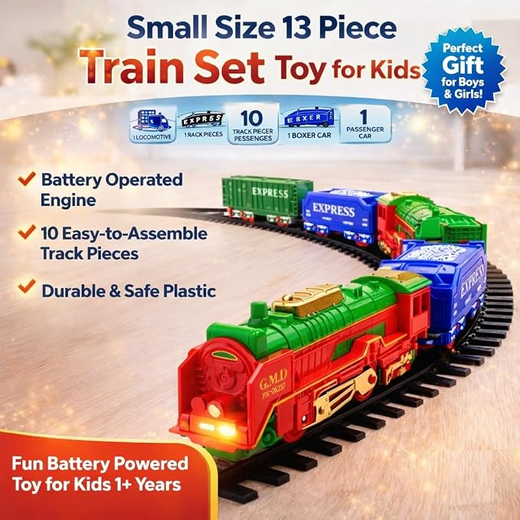 SMALL MERRY CHRISTMAS TRAIN - Image 3