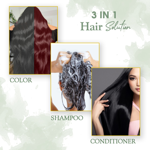 Hair Colour Shampoo- 9RG Burgundy 200ml - Image 4