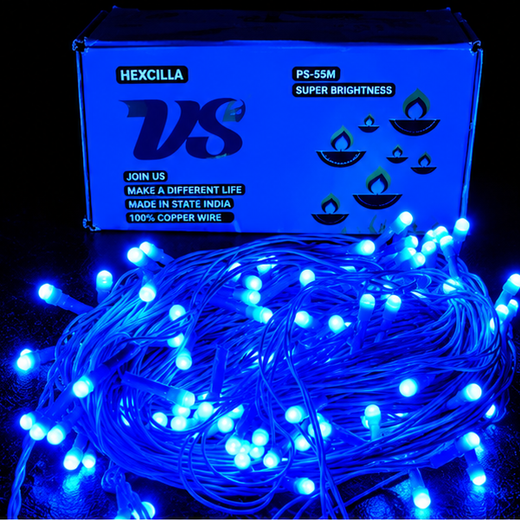 40M Pixel Blue String Light (170/150 Bulb) (5 MM) (Print: 55M) ✨