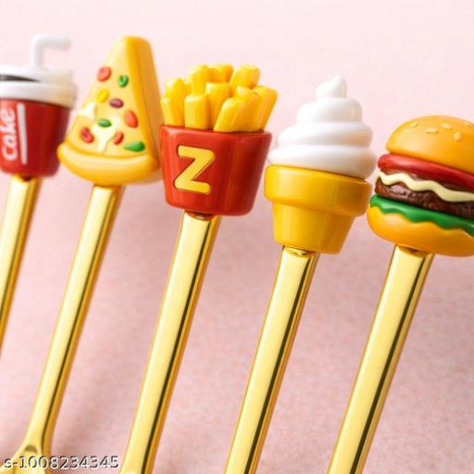 Fancy Fastfood Pens For Student (10 PCS Set) - Image 4
