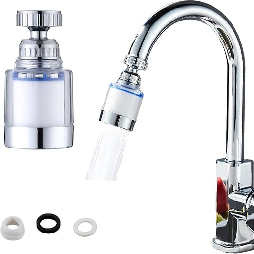 360-Degree Rotating Water Faucet Filter