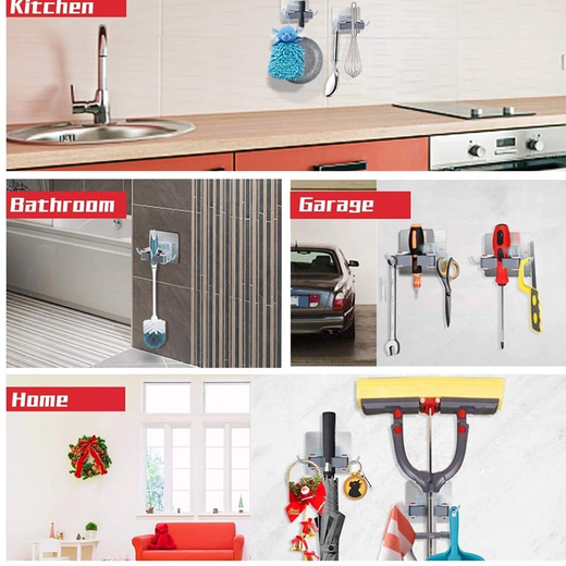1 Slot Broom Holder Mop Hook - Image 4
