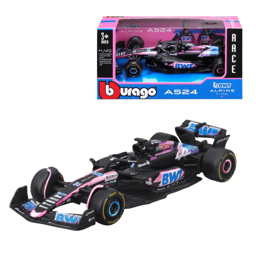 Burrago 1:43 F1 #10 Pirre gasly Die cast Car - Image 3