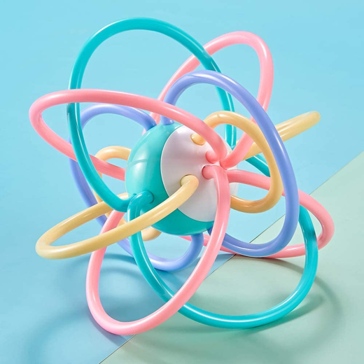 Baby Rattle Teether Ball Loopi Toy - Image 2