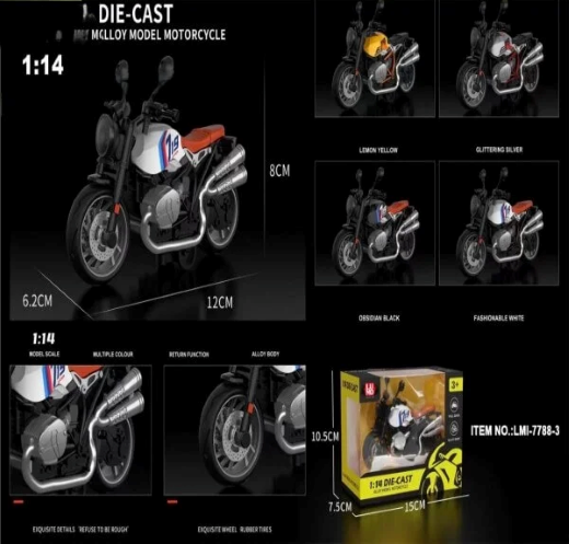 Die cast 1:12 Motorcycle