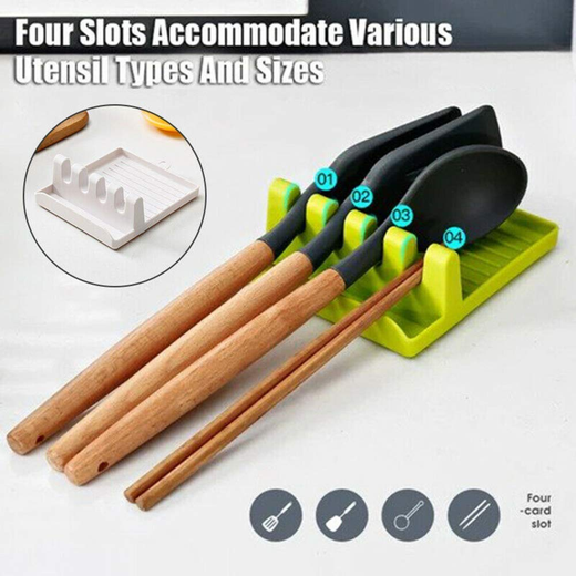 4 Slots Cooking Kitchen Storage Stand Rack - Image 4