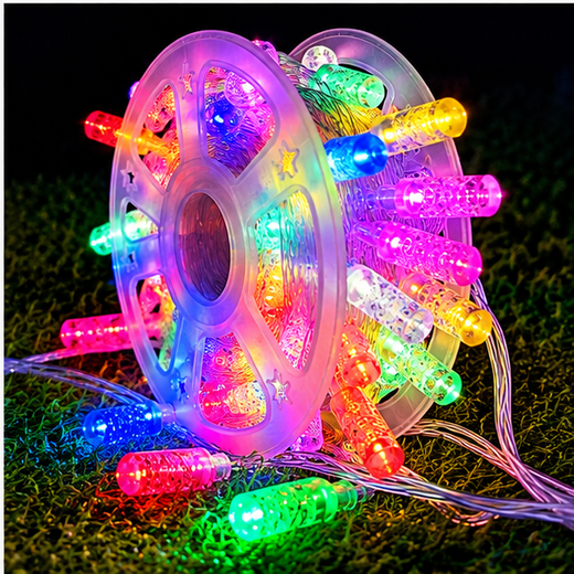 26M Wheel Roll Big Crystal Botte Multicolour String Light 80 Bulb (Print 50M) 🔮 ✨ - Image 4