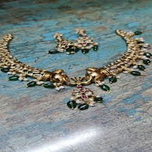 Victorian Green monalisa Beads Kanti - Image 3