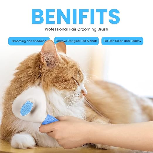 Self Cleaning Slicker Brush for Dogs & Cats - Image 3