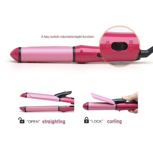 Nova 2 In 1 Hair Straightener And Curler - Image 2