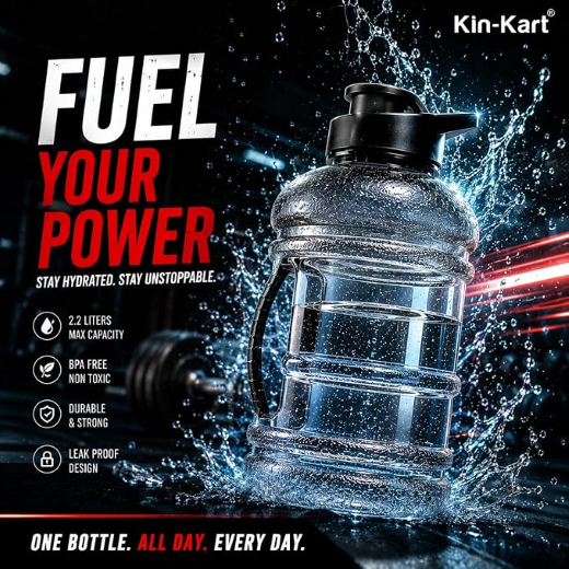 1.5 Ltr Gym Gallon Bottle - Image 3