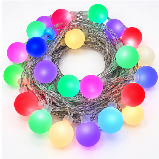 15M Multicolour Jumbo Imperial Ball String Light (50 Bulb) (Print: 30M) ✨ - Image 3