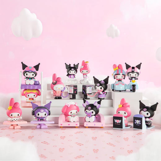 Large Black kuromi set pack of 6 - Image 2