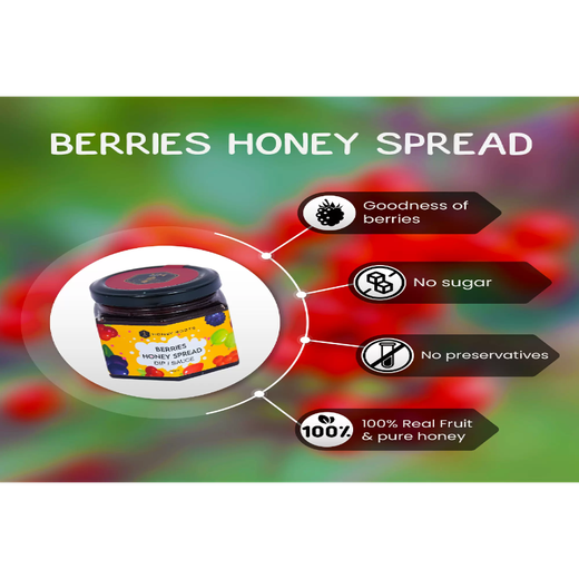 HONEY ROOTS BERRIES HONEY 100G - Image 4