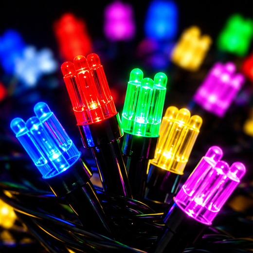 45M Fan Design Multicolour String Light (214 Bulb) (Print: 70M) ✨ - Image 2