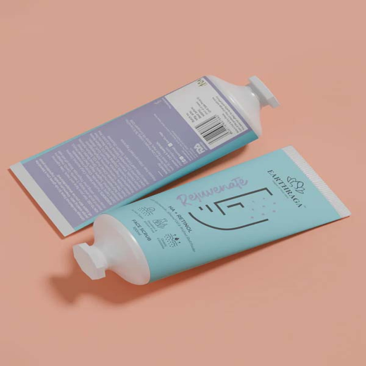 Earthraga HA + Retinol Face Scrub | Clears Clogged Pores and Removes Tan | 100 ml - Image 2