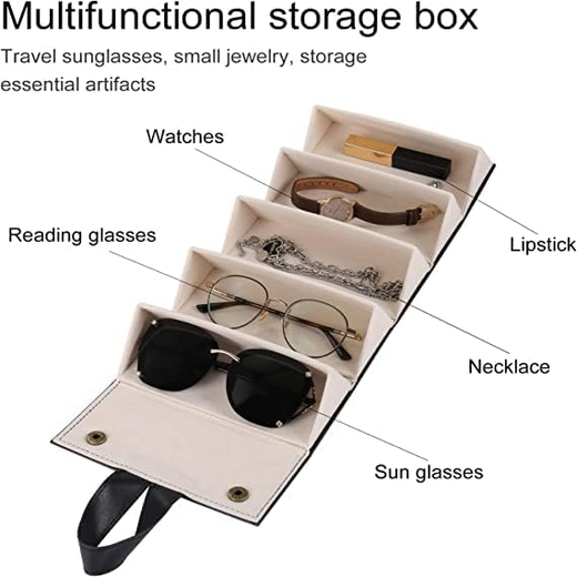 5 Slots Multiple Glasses Travel Case - Image 3