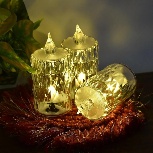 3 Piece Set Crystal LED Light ✨ - (1 Set) - Image 3