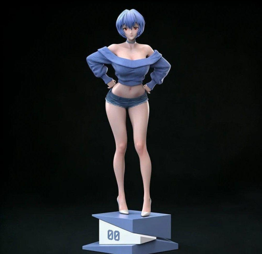 Rei Ayanami Summer Girlfriend Action fiqure - Image 4