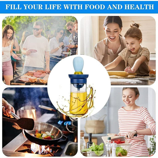 2 in 1 Silicone Dropper Measuring Oil Dispenser Bottle - Image 4
