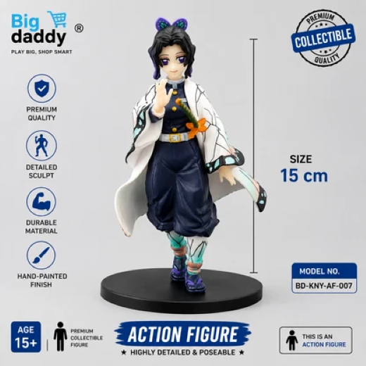 5pcs- Butterfly shinobu standing Figure net price 125