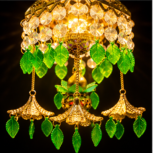 Beautiful Lighting Kalash Golden Jhumar (Size: 34*13 Cm) 👌 - Image 3