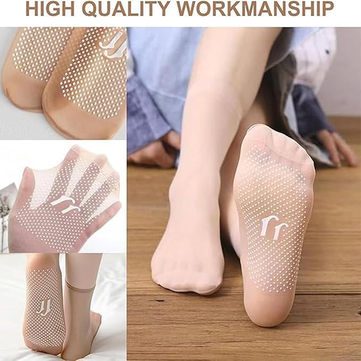 Transparent Invisible Slip-resistant Crystal Silk Socks - Image 3