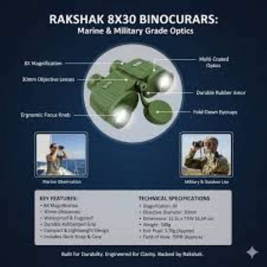 Army Powerview Binoculars (50*50 Zoom) - Image 2