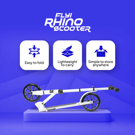 FLYI Rhino 2 Wheel Scooter Smooth Riding and Speed Control(5+ Years) - Image 4