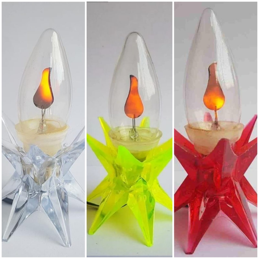 Crystal Star Design Flickering Stand