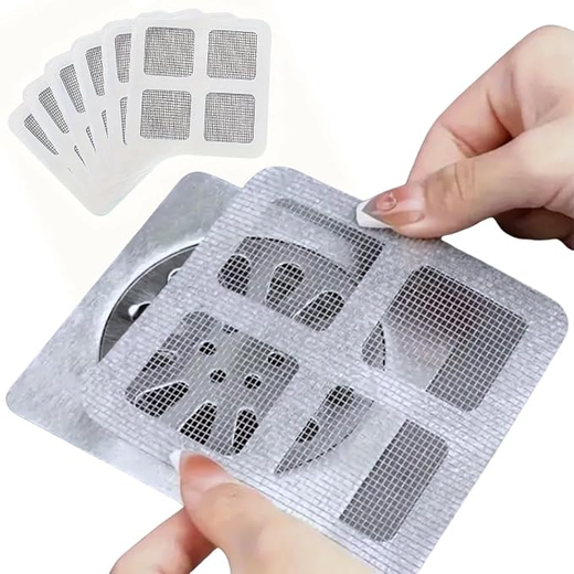 1Pc Disposable Drain Mesh Hair Catcher Sticker