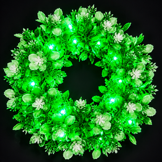 32 Bulb Green Light Patta String Light ✨ - Image 2