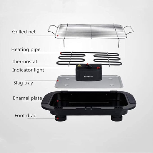 BBQ Electric Barbeque Grill - Image 2
