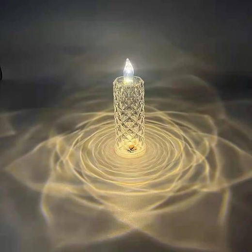 Small Rose Crystal LED Candle🕯️ - Image 3