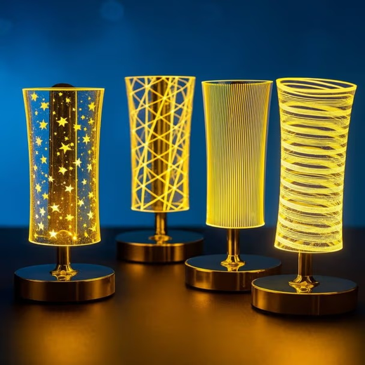 L-007 3 Mode Crystal lamp
