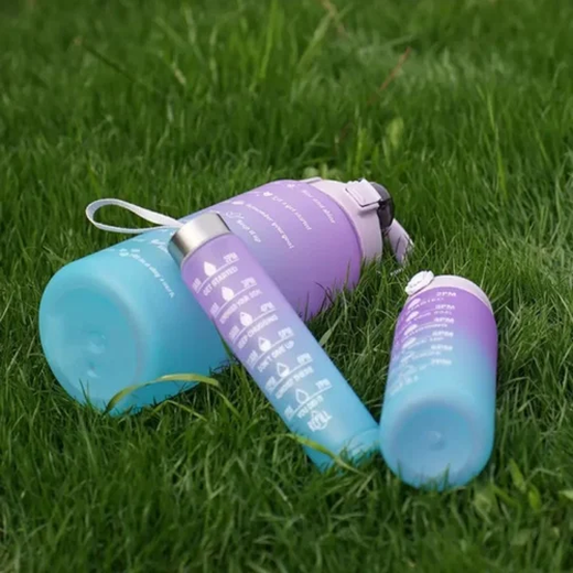 Set of 3 Water Bottle with Motivational - Image 2