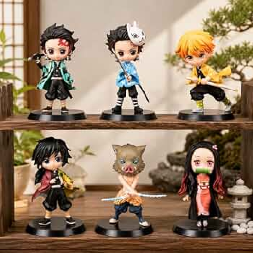 Demon slayer main fighting set of 6 - Image 3