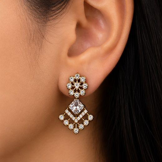 Matte Finishing Earring - Image 4