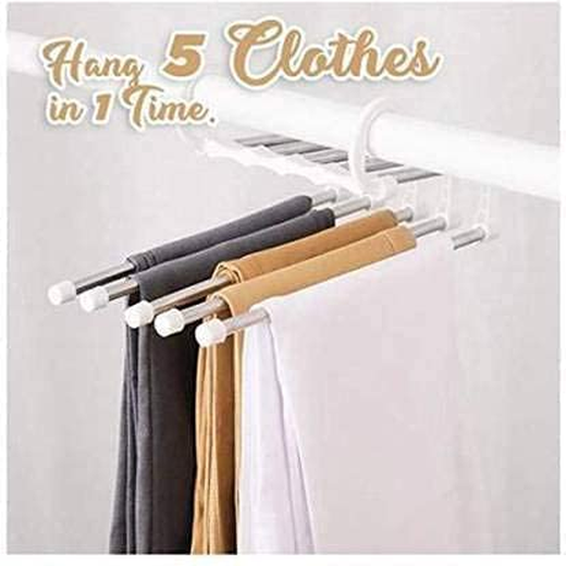 5 in-1 Rack Stainless Steel Hanger - Image 2