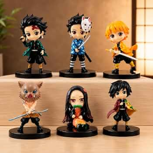 Demon slayer 7cm wala fly set - Image 2