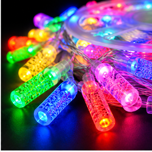 36M Wheel Roll Big Crystal Botte Multicolour String Light 100 Bulb (Print 60M) 🔮 ✨ - Image 2