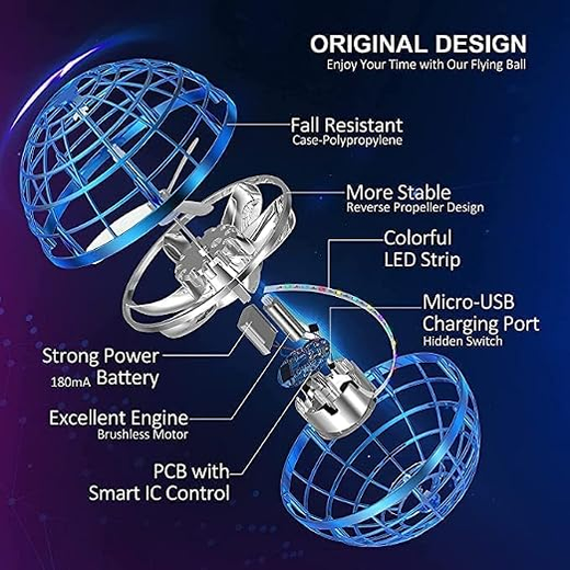 ORB Round Shape Flying UFO Ball - Image 2