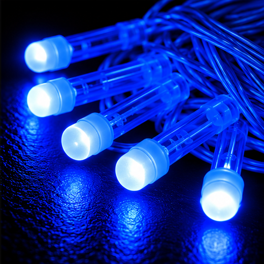 11M Blue String Light 36 Bulb (8mm) (Print 15M) ✨ - Image 4