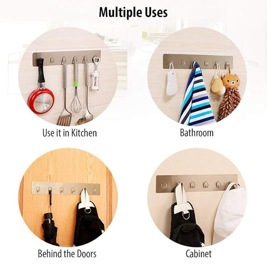 5 Piece Wall Hook Magic Sticker - Image 3