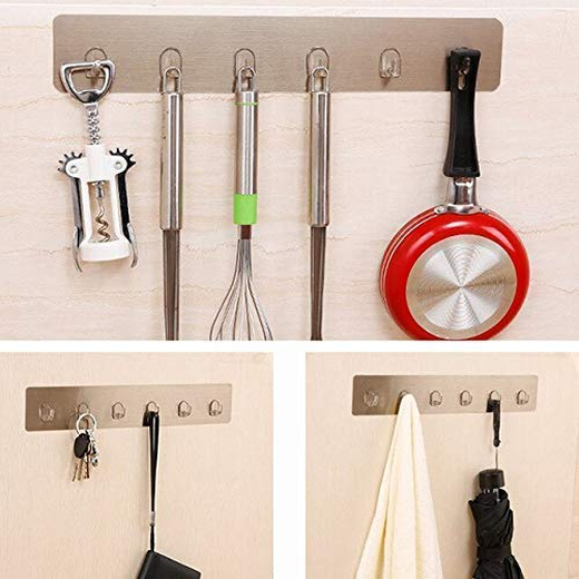 5 Piece Wall Hook Magic Sticker