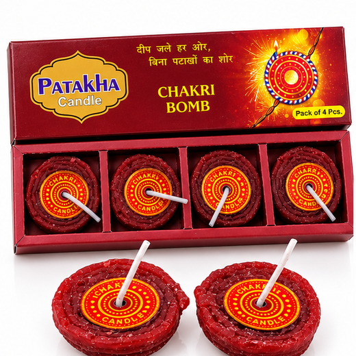 Chakri Patakha Candle (Pack of 4) 🧨 - Image 3