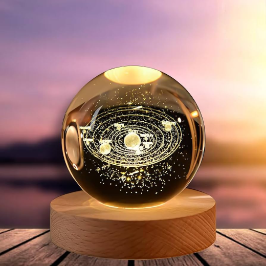 3D Galaxy Crystal Ball Night Lamp - Image 3