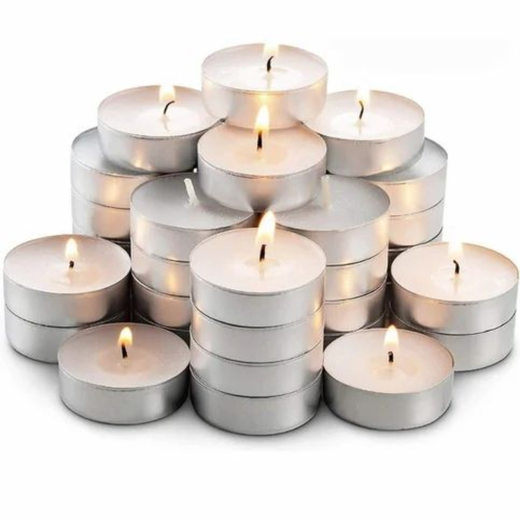 50 Scented Tea Light Wax Candle - Image 2